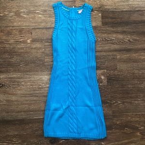 Lily Pulitzer Teal Sweater Tank Dress